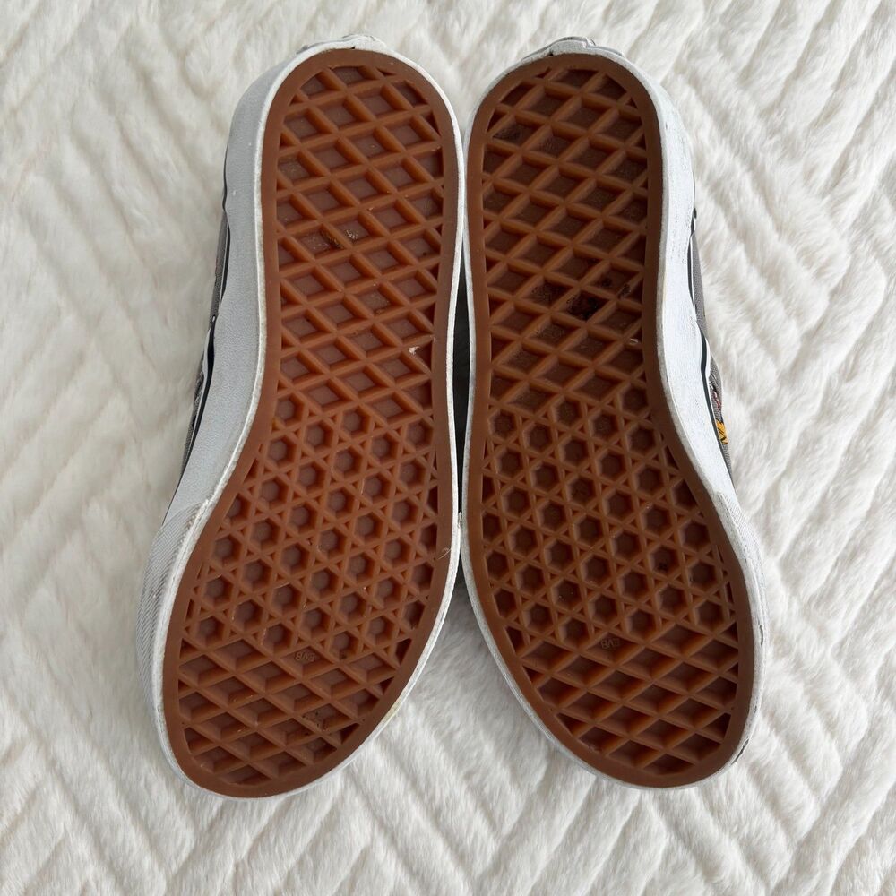 Vans Kids Gray Mickey Mouse Slip-On Sneakers - Picture 6 of 9